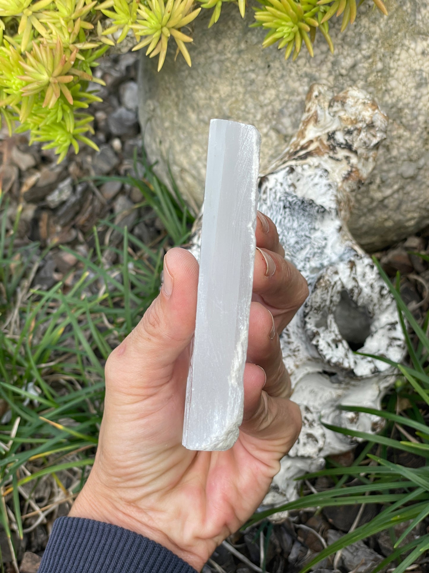 Real selenite slab