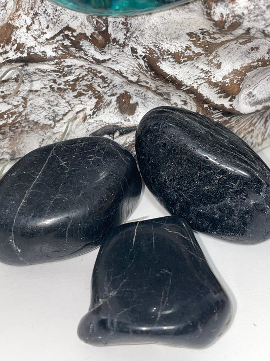 Large tourmaline tumble stone