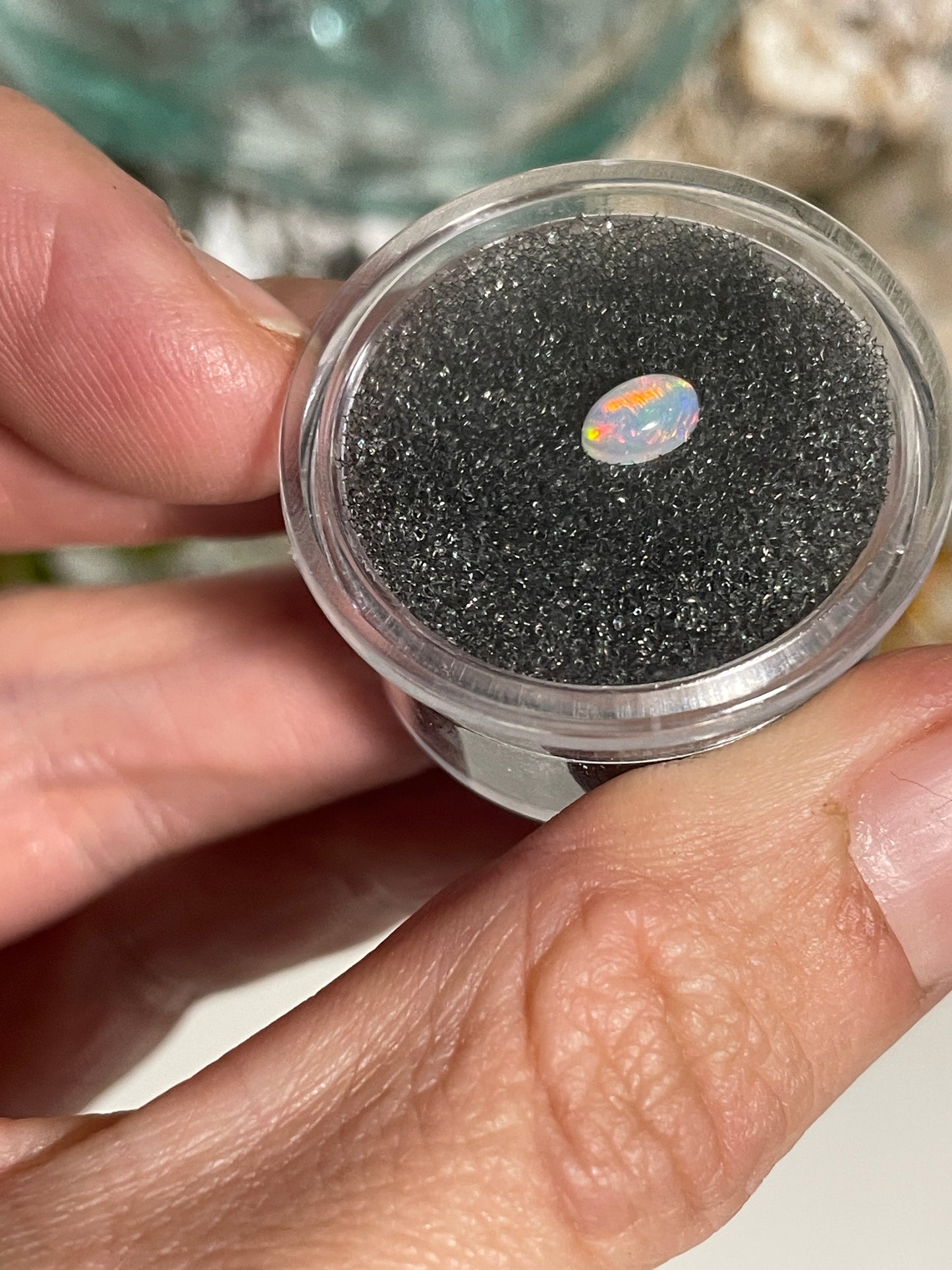 Ethiopian opal in case