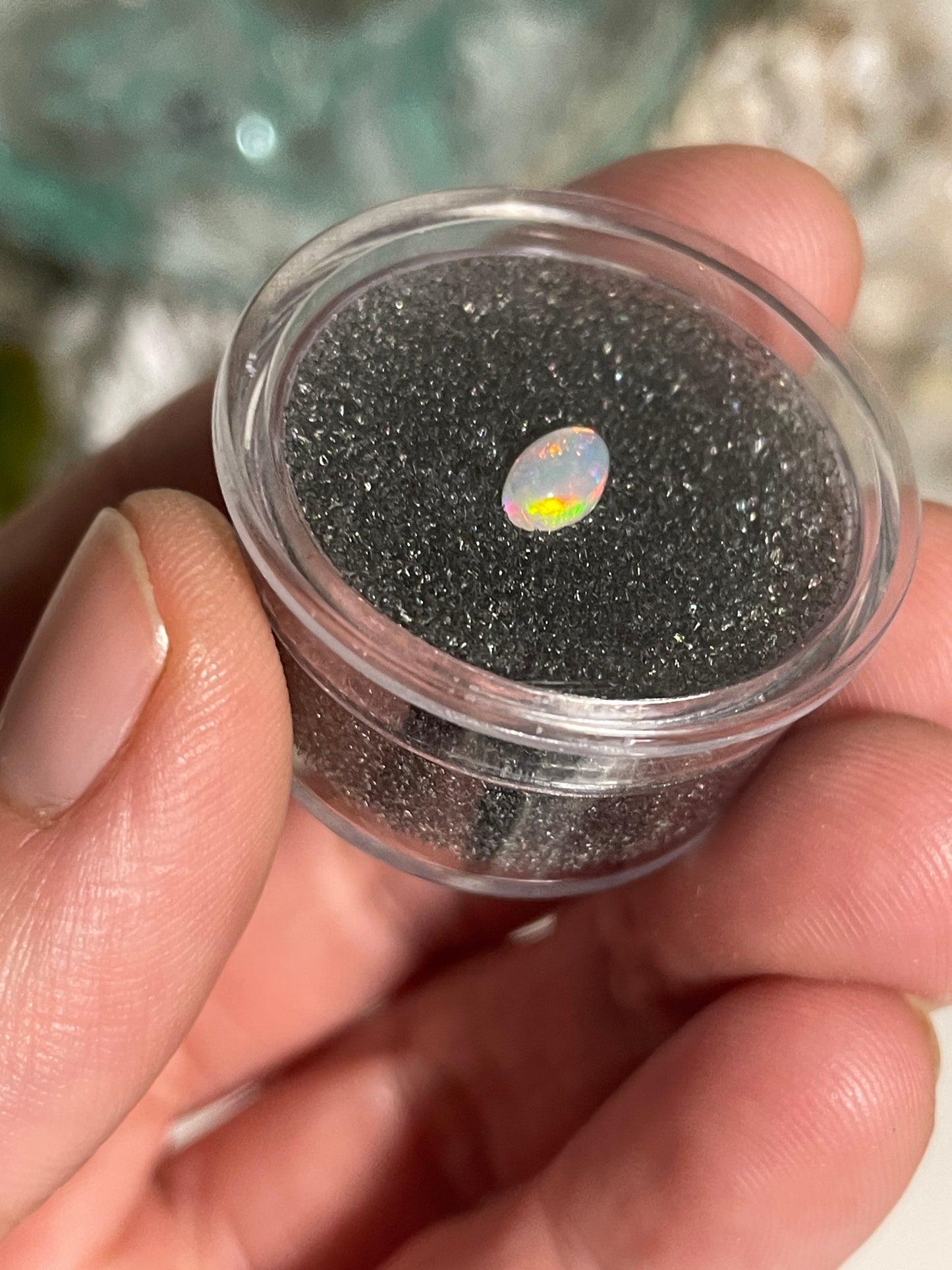 Ethiopian opal in case