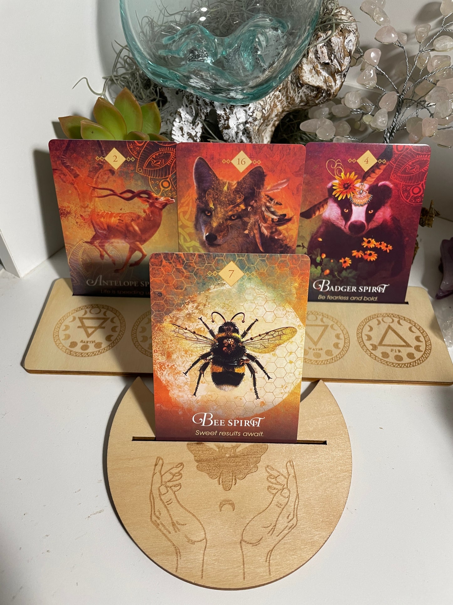 Tarot card stand