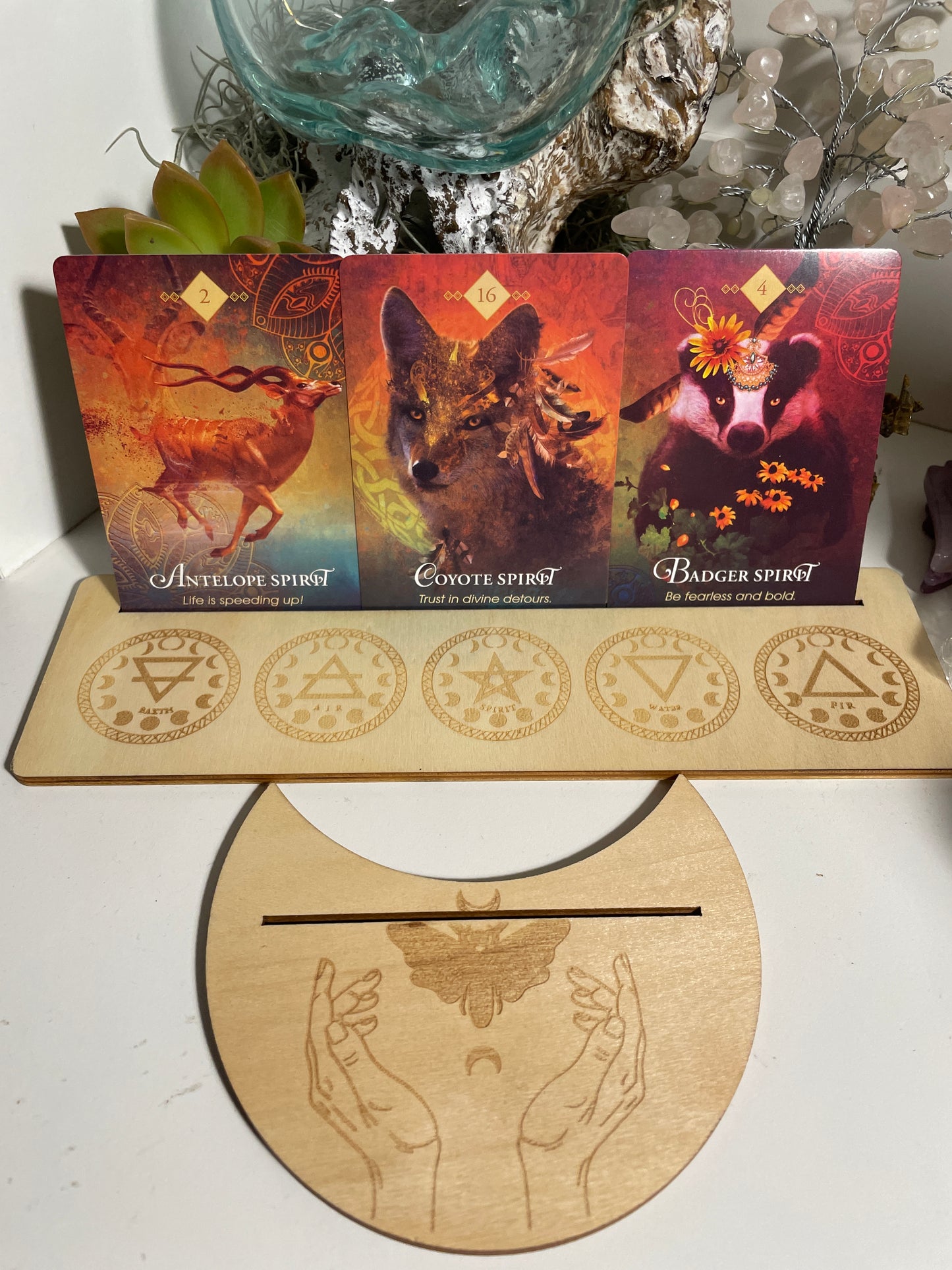 Tarot card stand