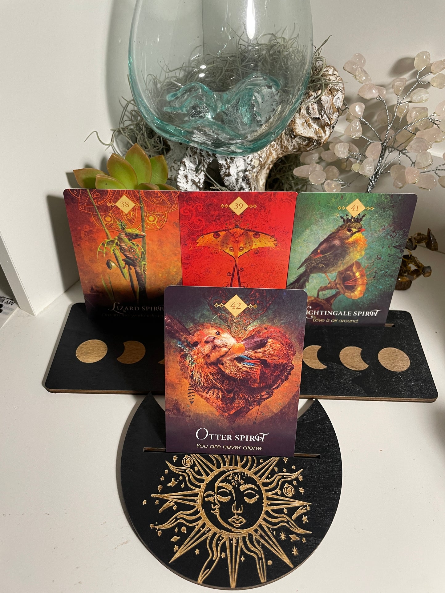Tarot card stand