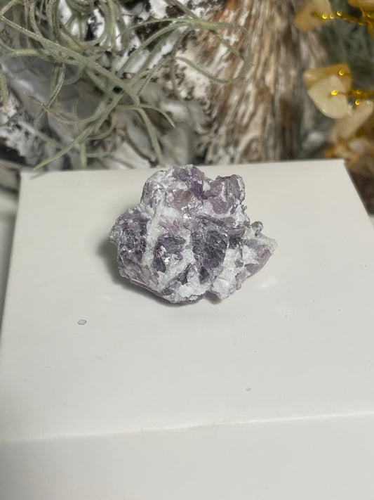 Lepidolite blade cluster