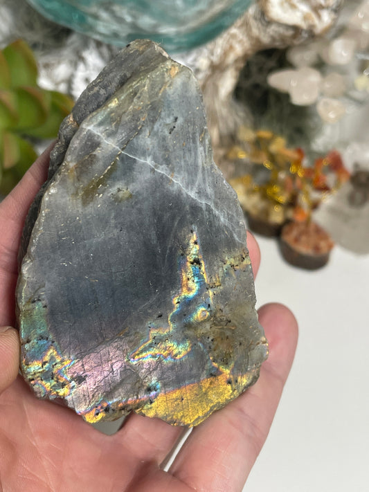 Labradorite polished faced rough