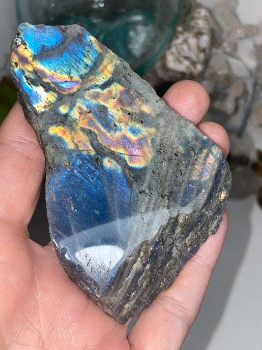 Labradorite polished faced rough
