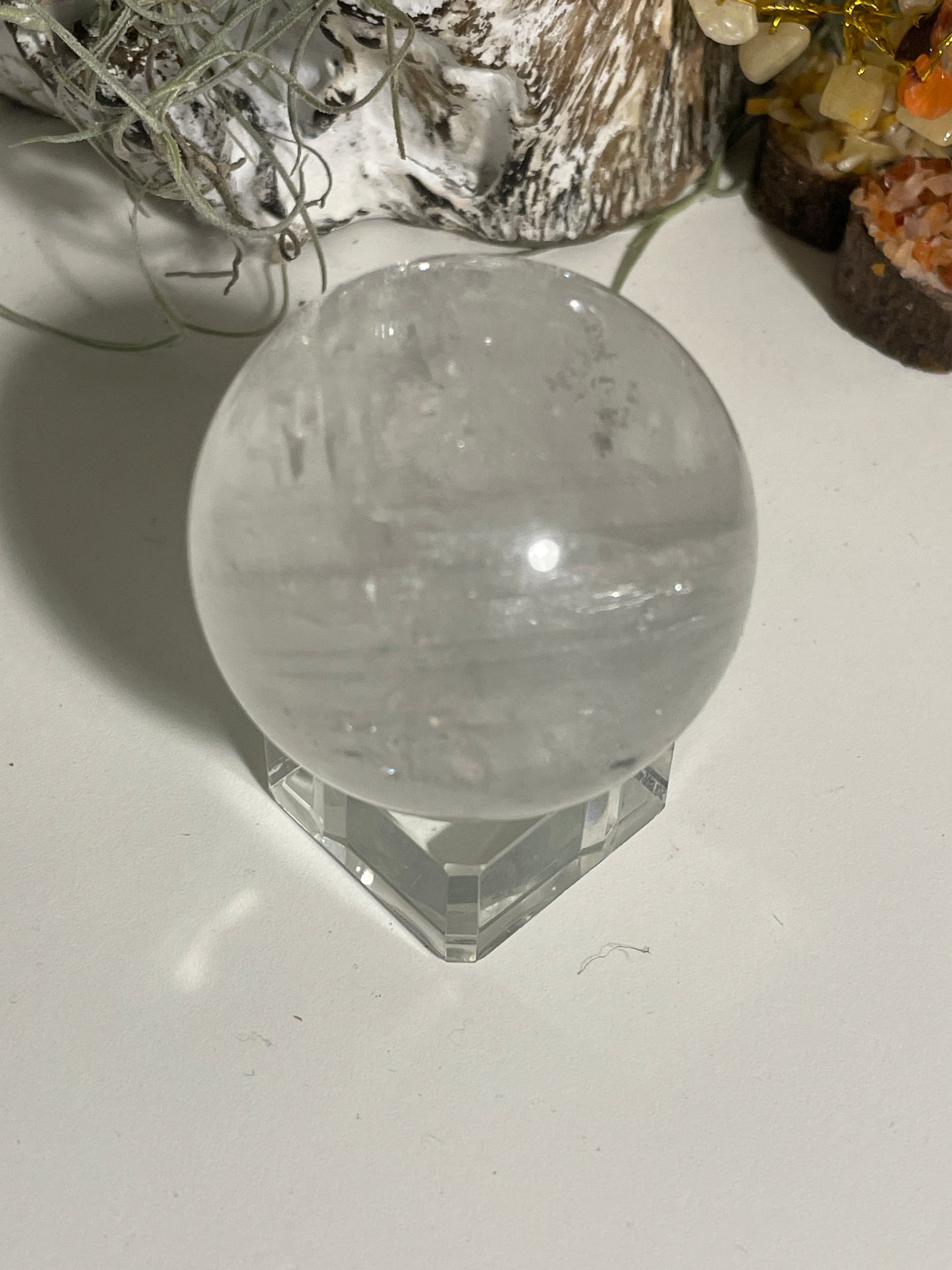Optical calcite sphere