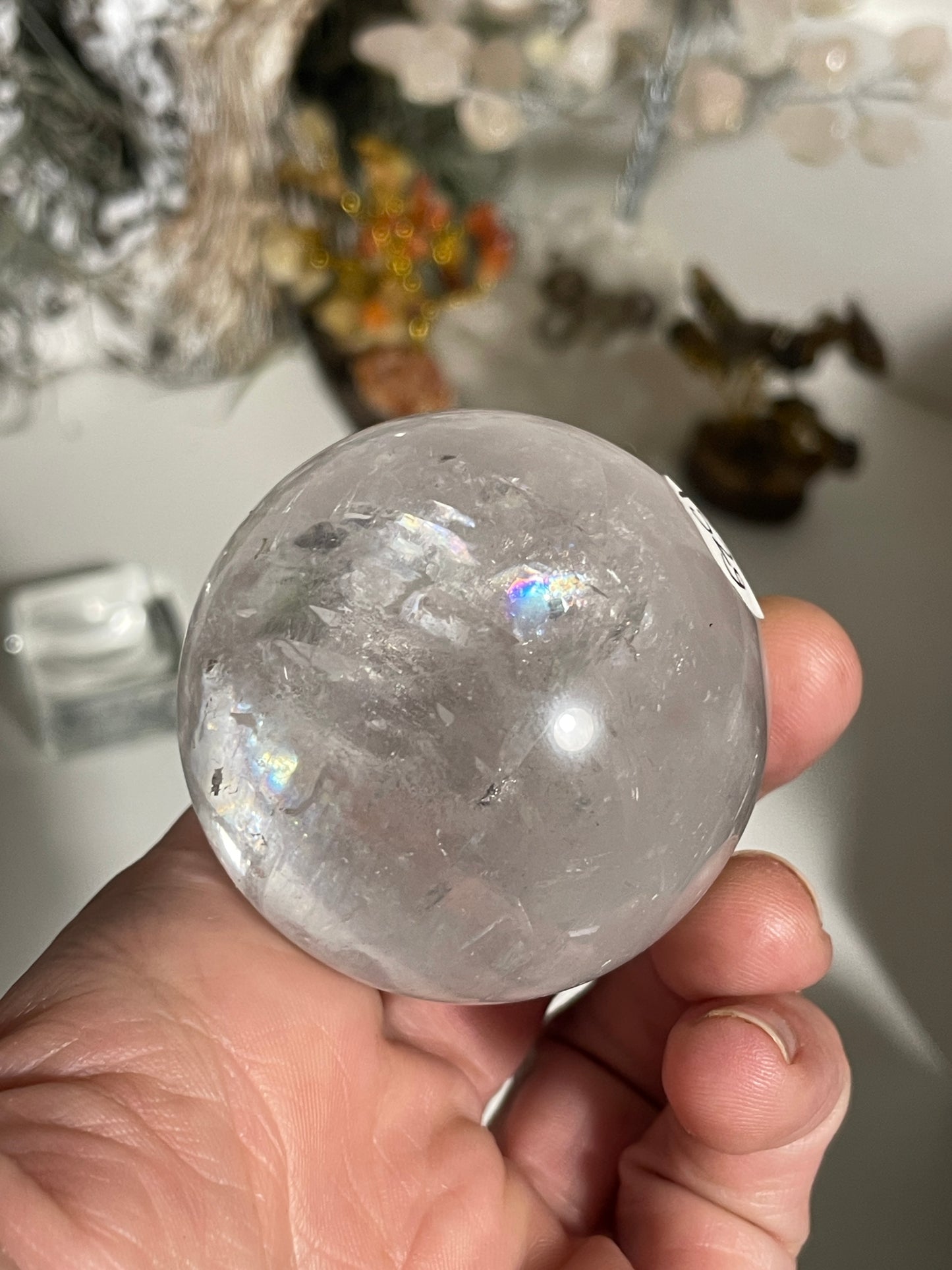 Optical calcite sphere