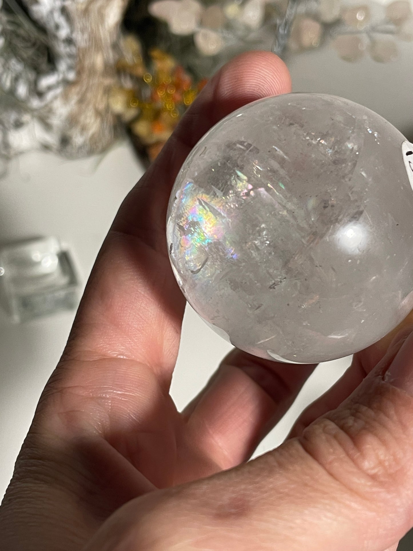 Optical calcite sphere