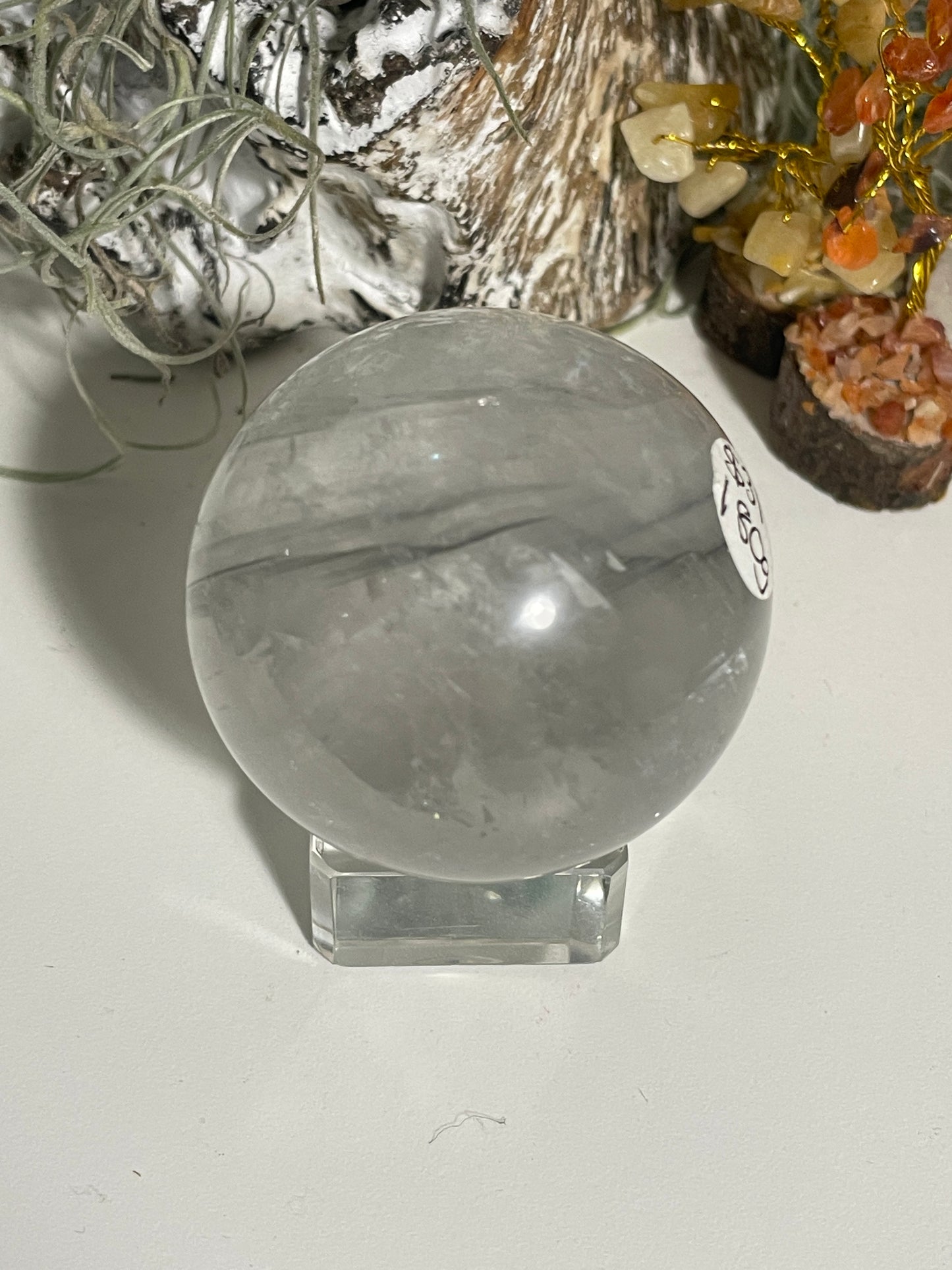 Optical calcite sphere