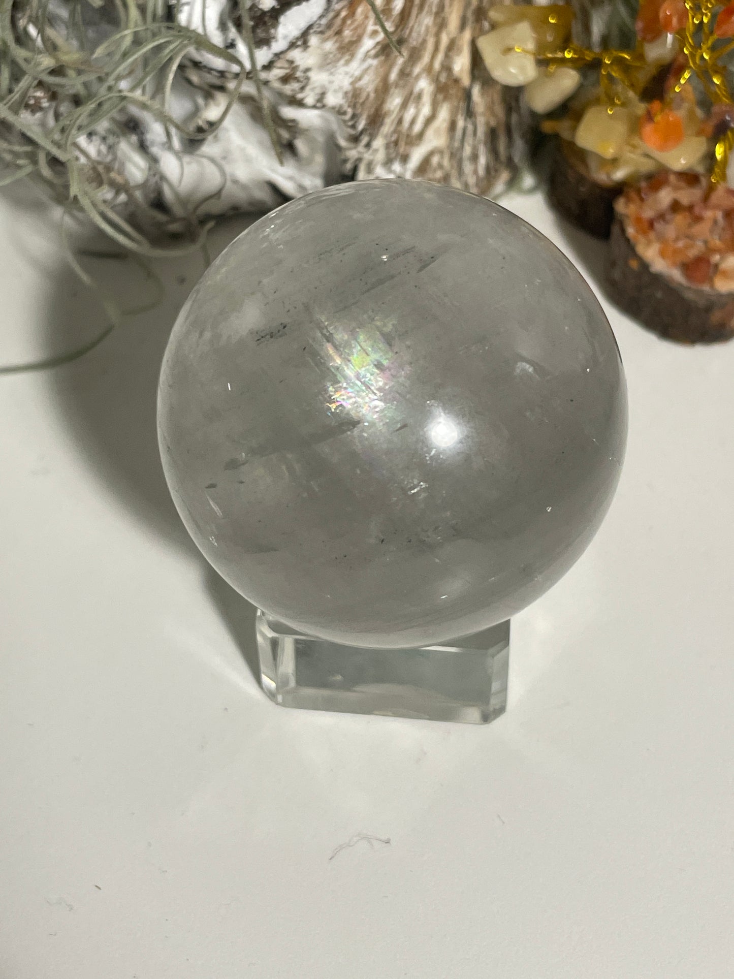 Optical calcite sphere