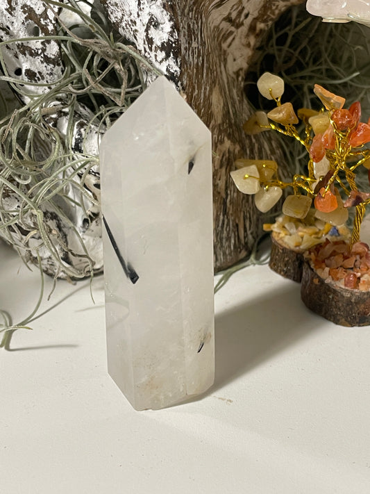 Tourmalated quartz tower