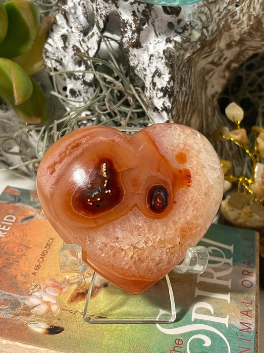 Carnelian heart