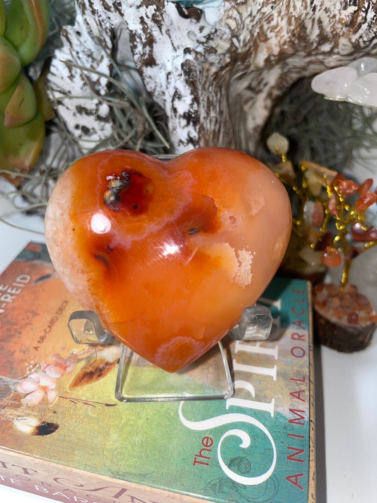 Carnelian heart