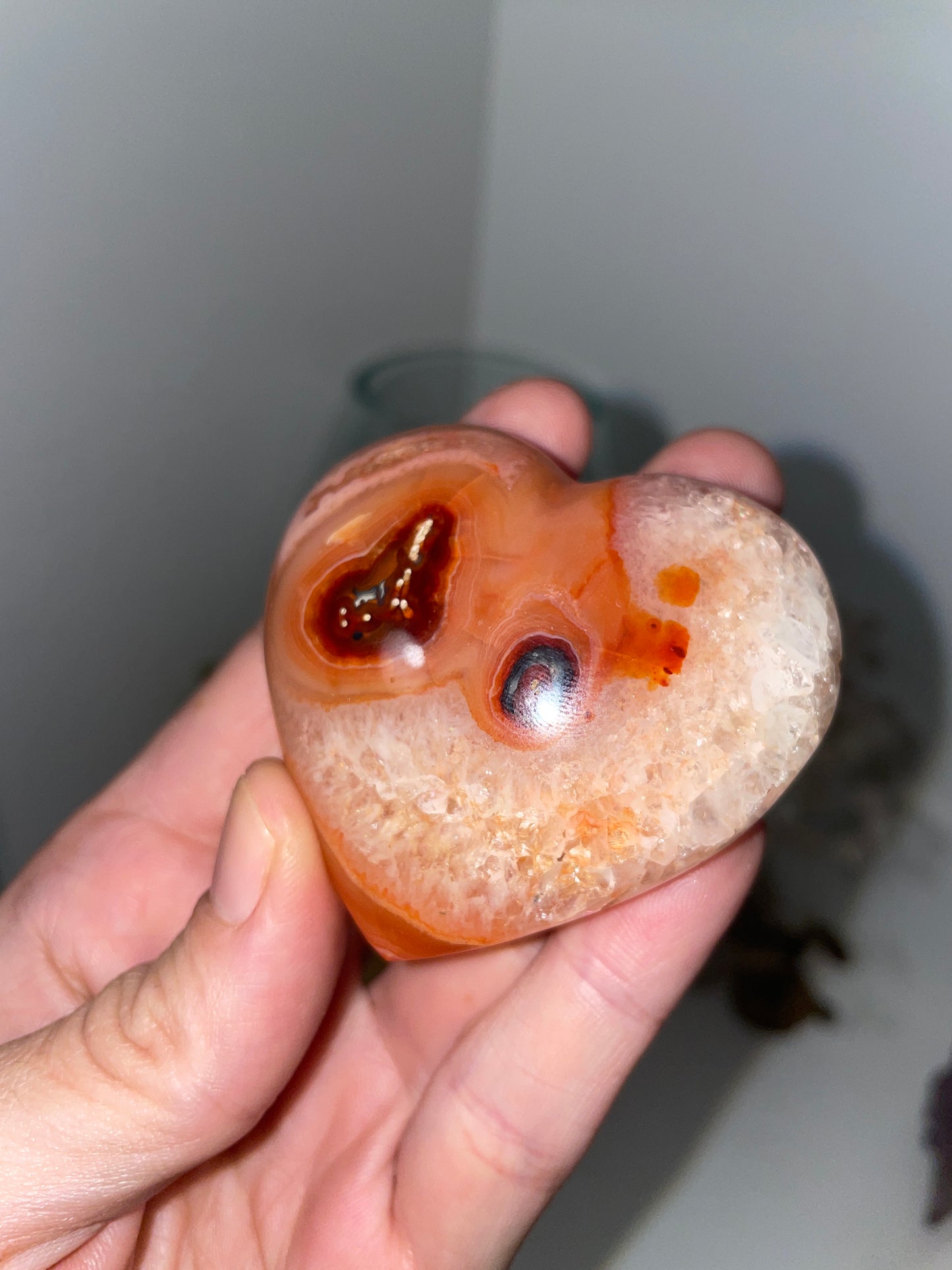 Carnelian heart