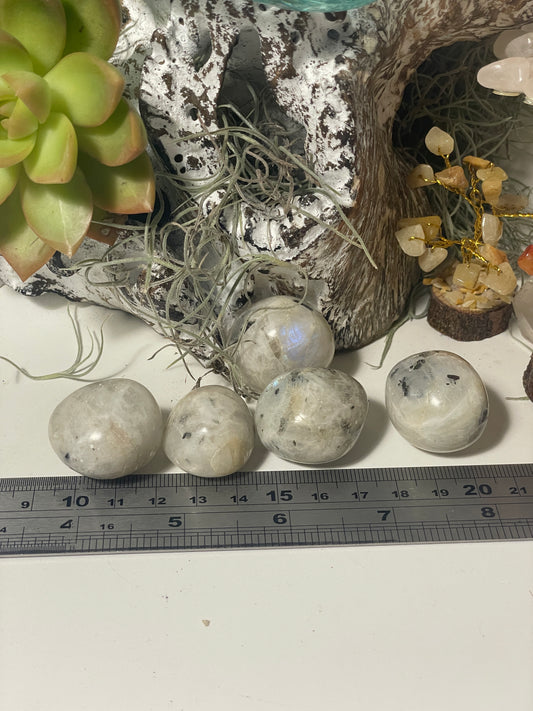 Moonstone tumbles
