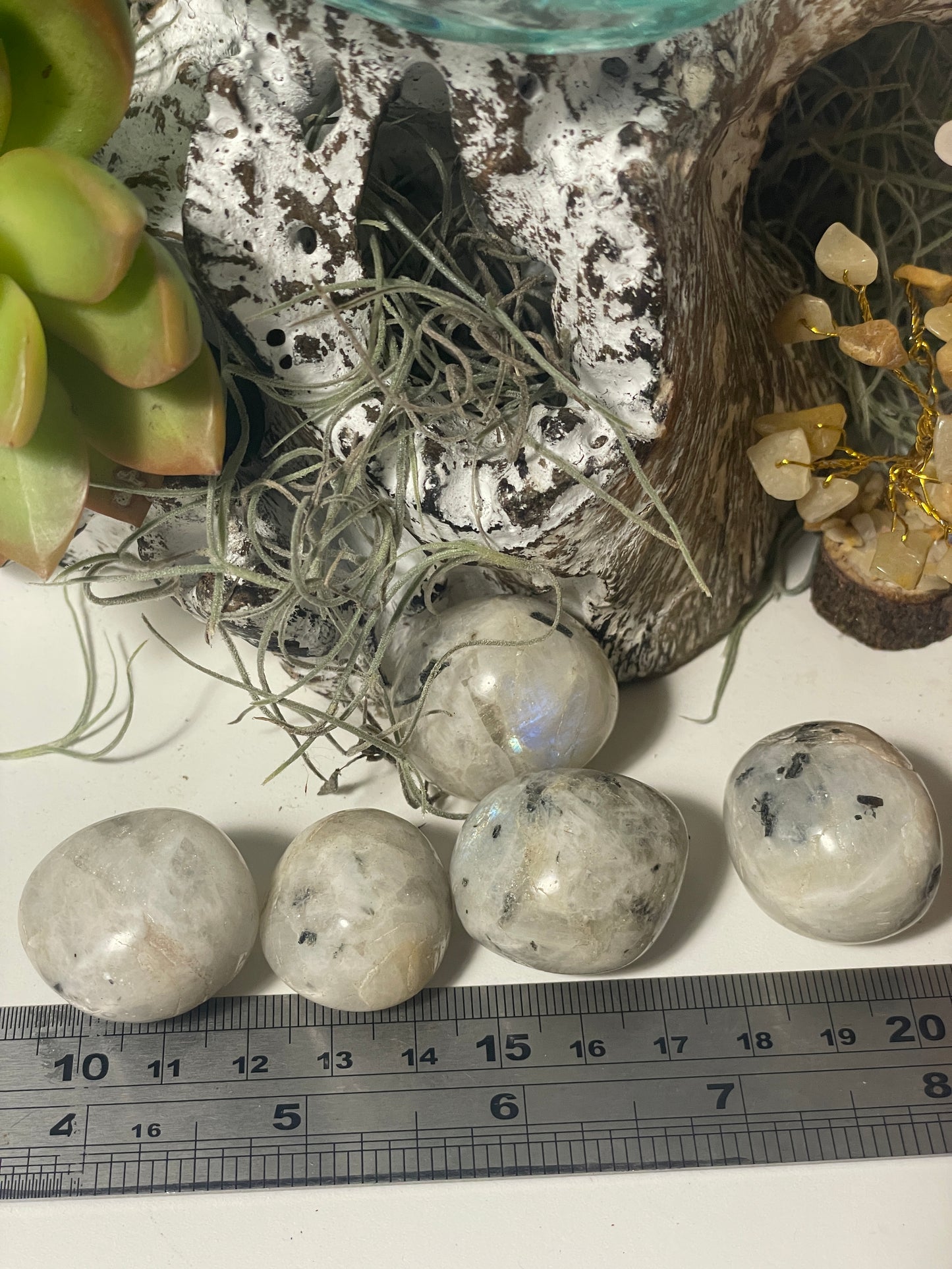 Moonstone tumbles