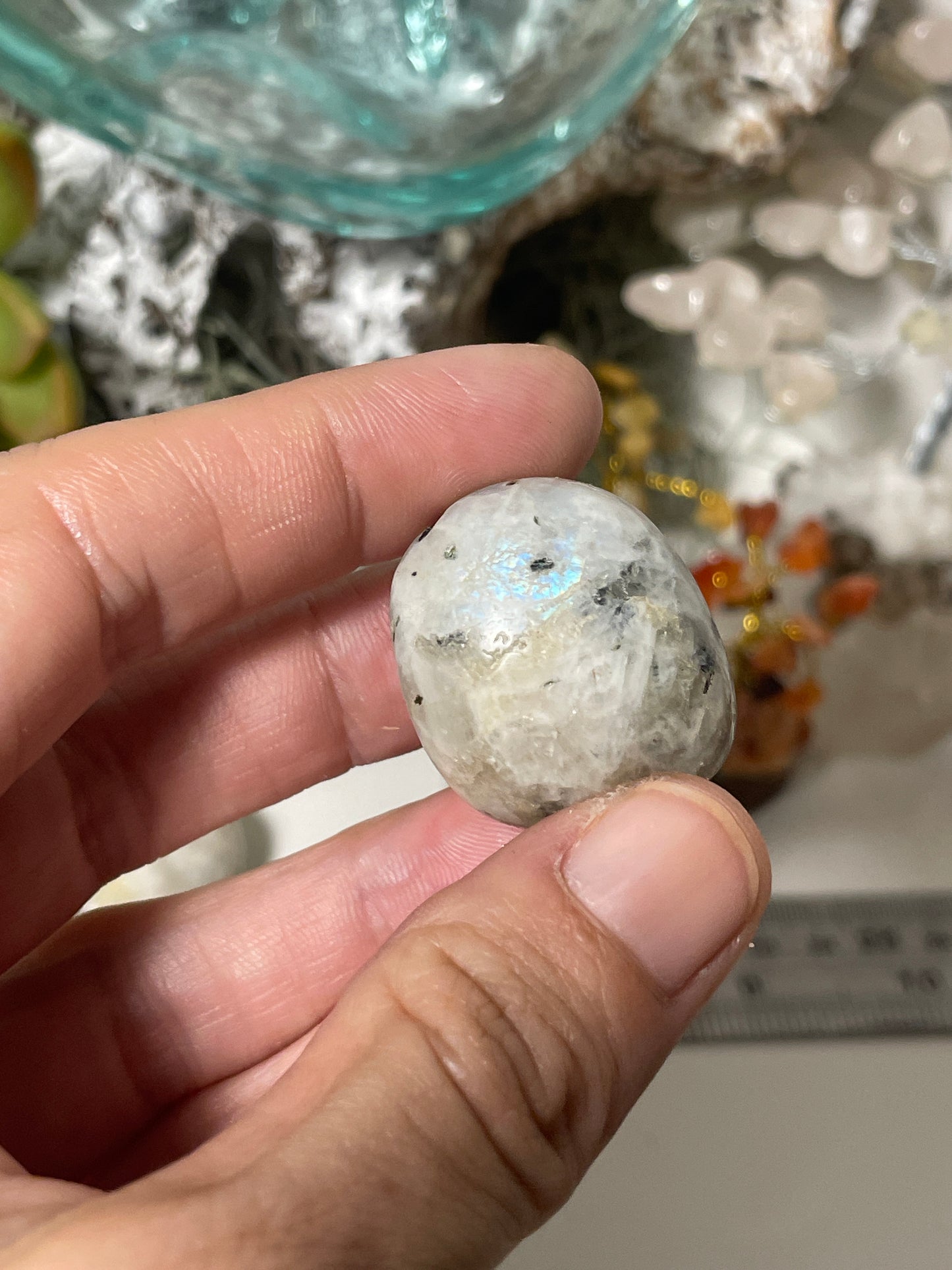 Moonstone tumbles