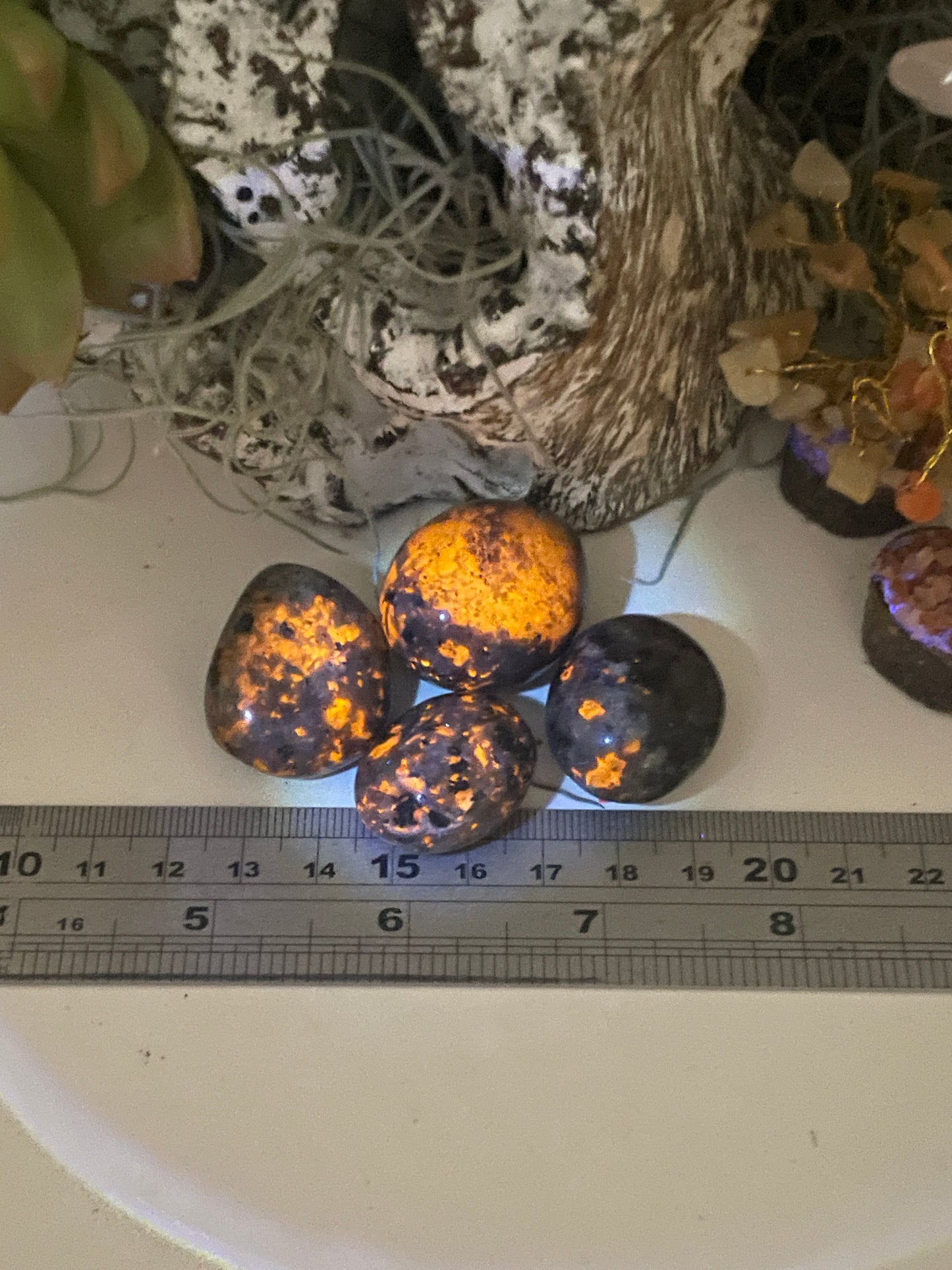 Yooperlite tumble stones