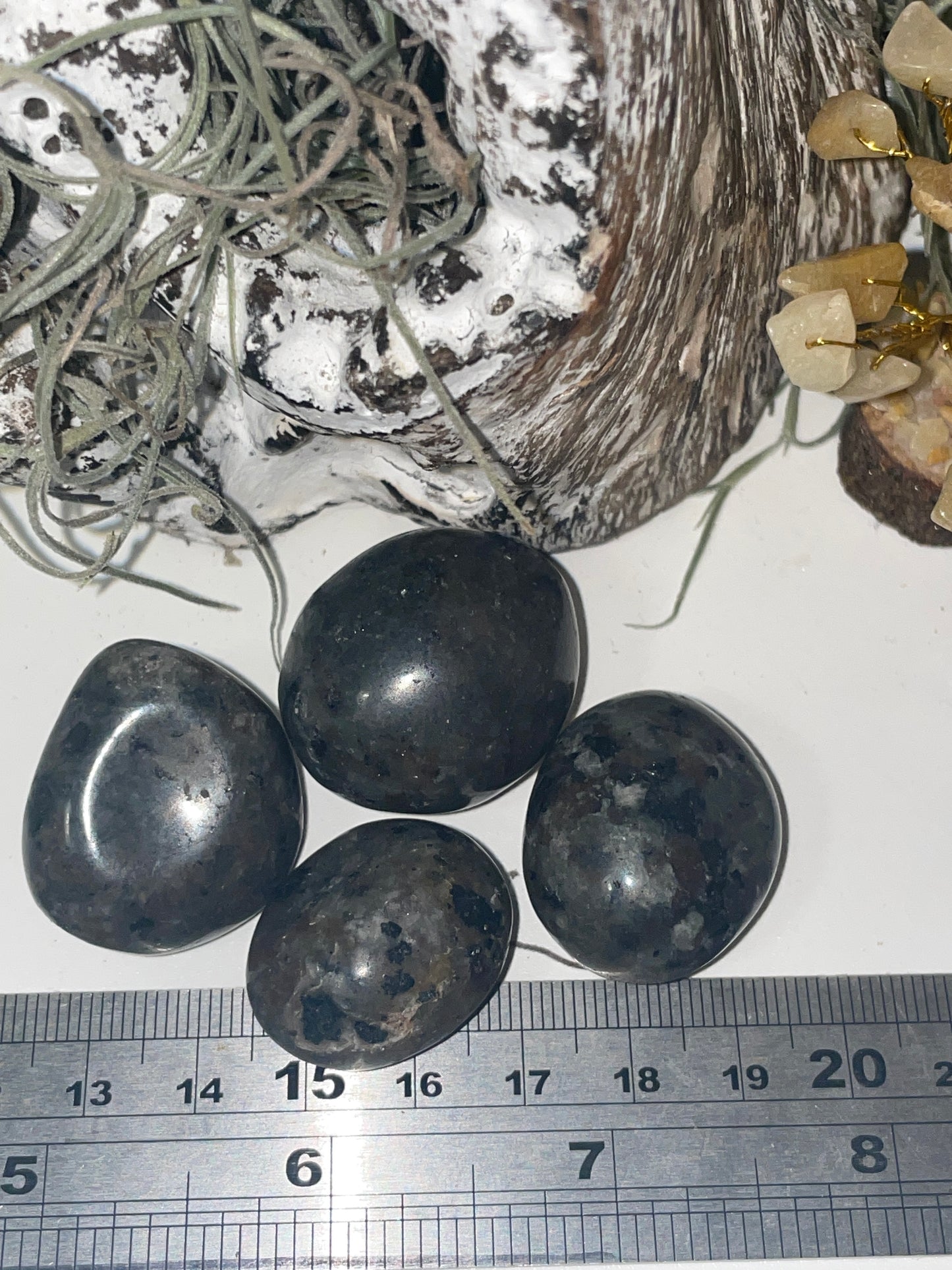 Yooperlite tumble stones