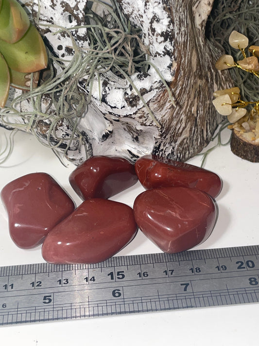 Red Jasper tumble stones