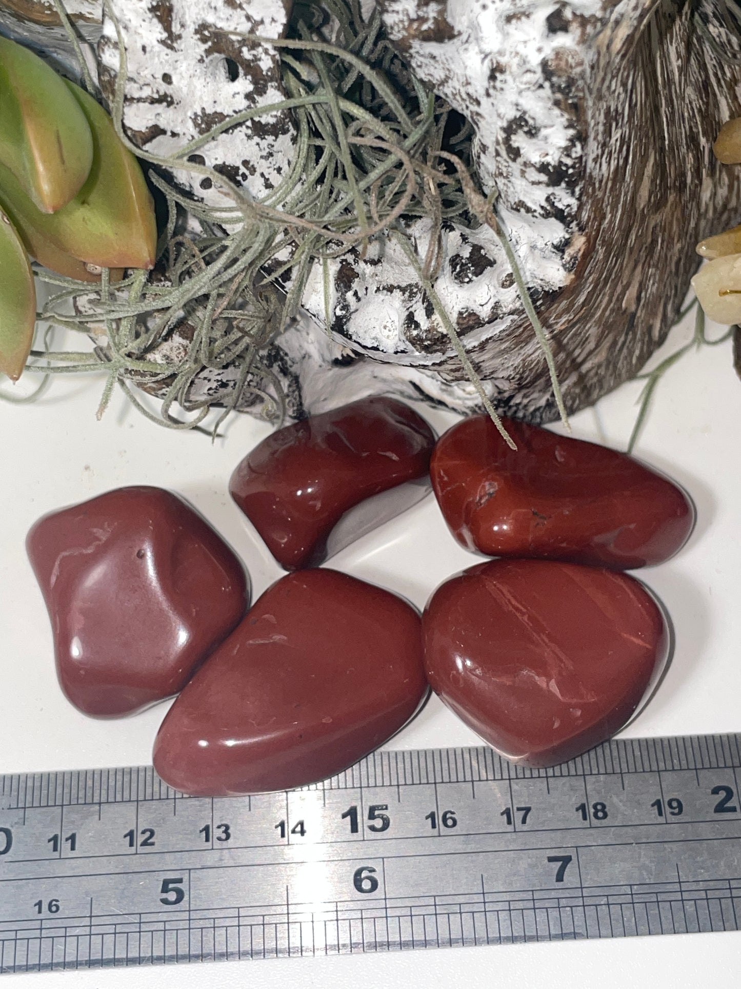 Red Jasper tumble stones