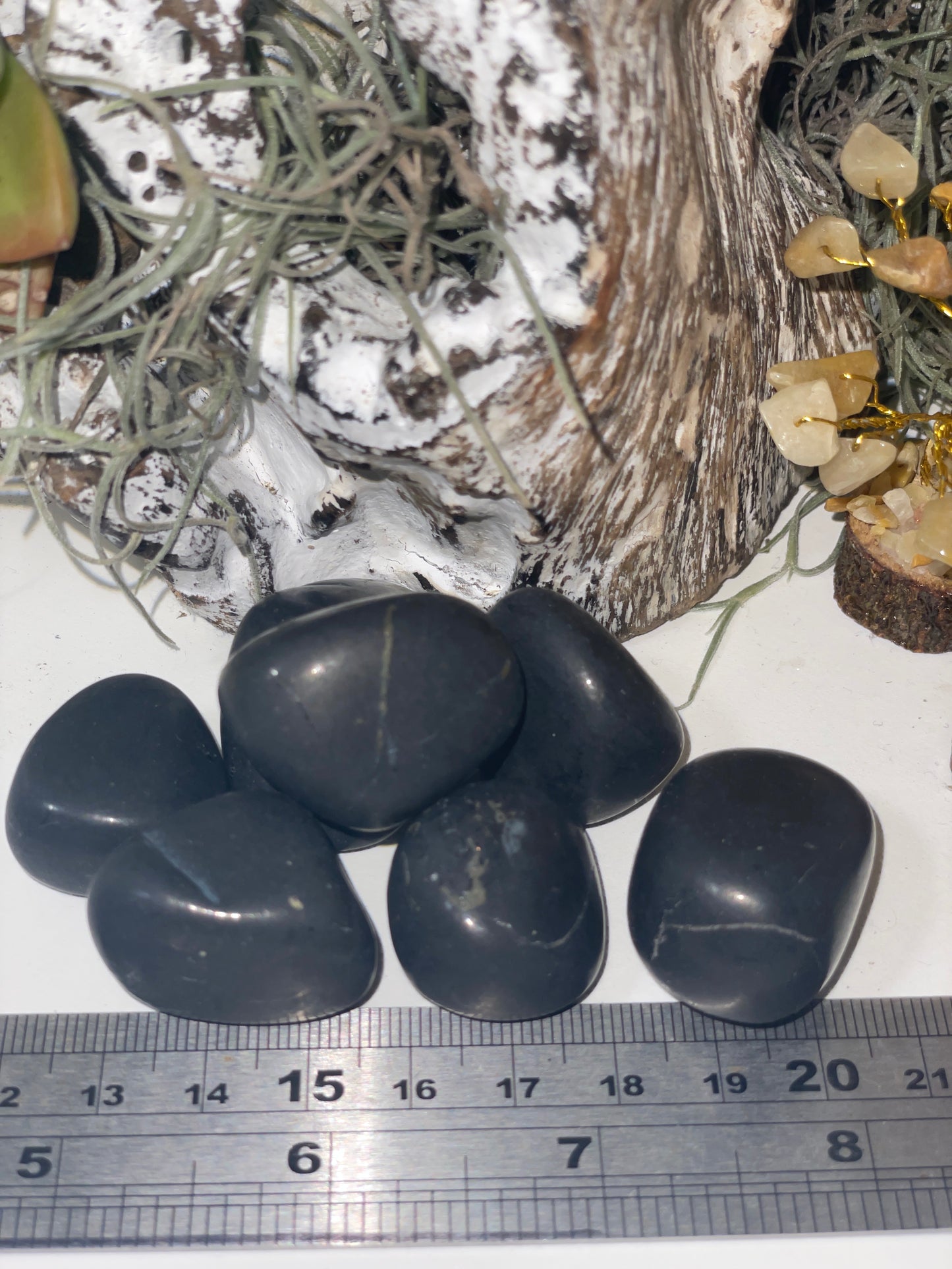 shungite tumbled stones