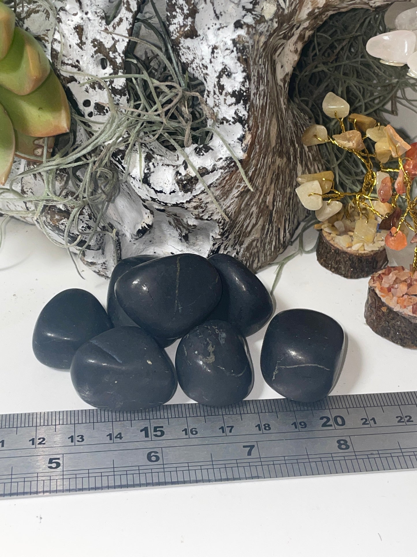 shungite tumbled stones