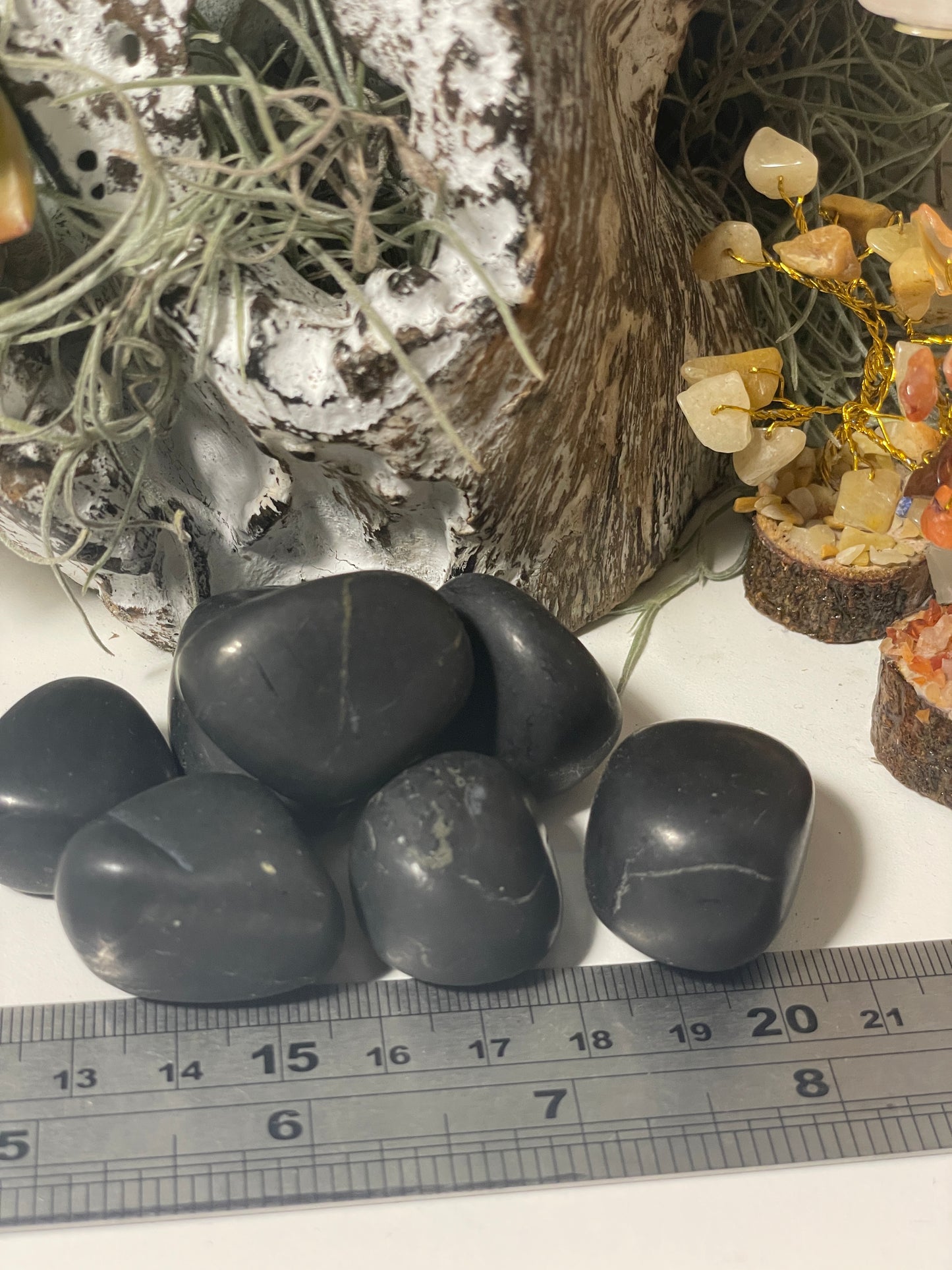 shungite tumbled stones