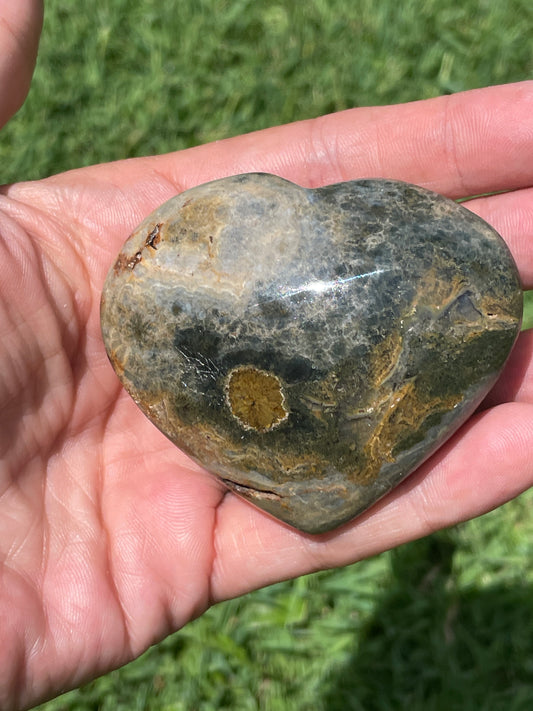 Ocean Jasper Heart